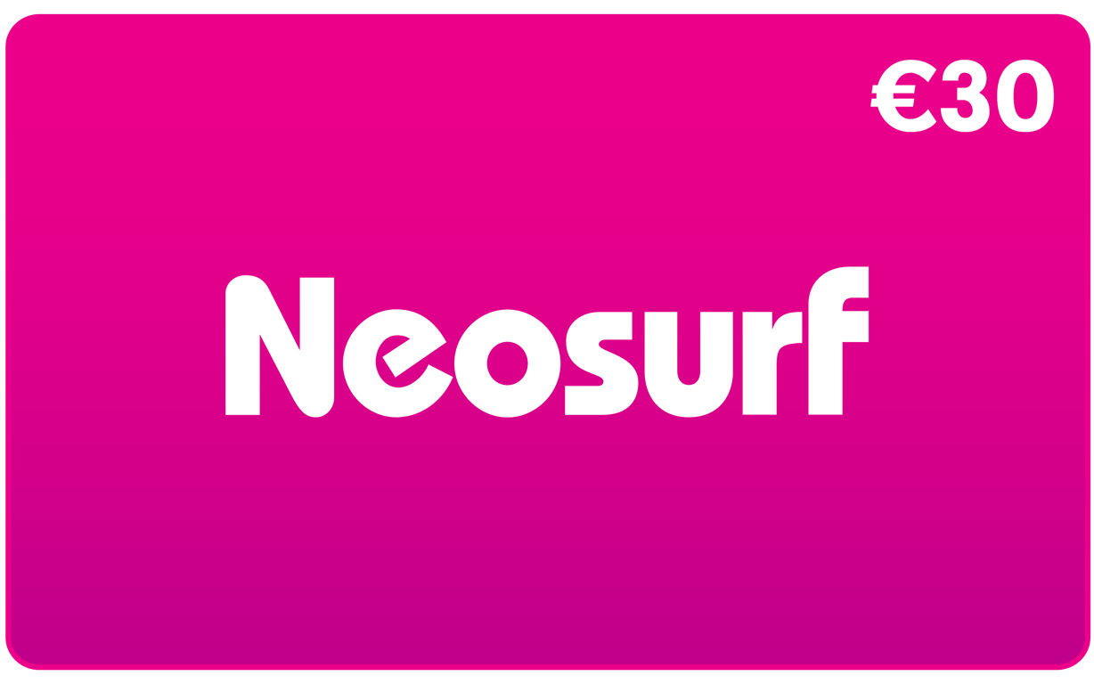 Neosurf € 30