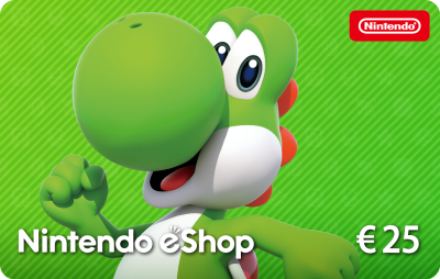 Nintendo eShop – € 25  Guthaben