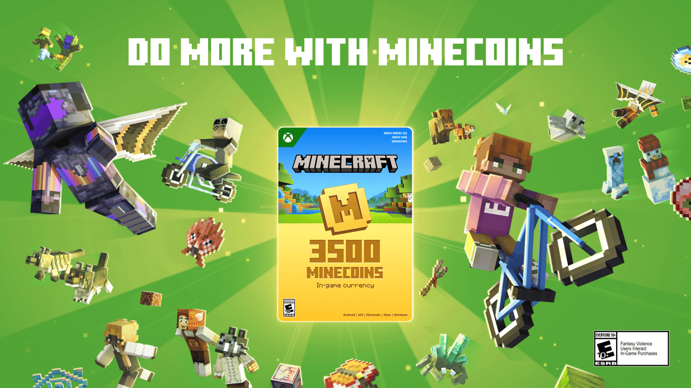 Minecraft oder Minecoins online kaufen und sofort erhalten