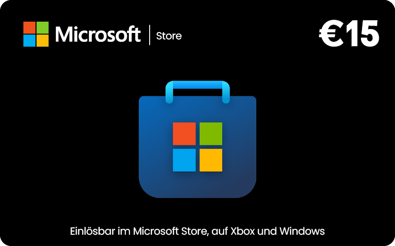 Microsoft - € 15 Guthaben