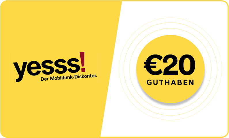 yesss! - € 20 Guthaben