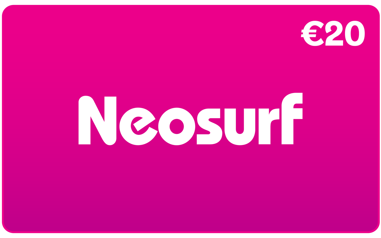 Neosurf € 20