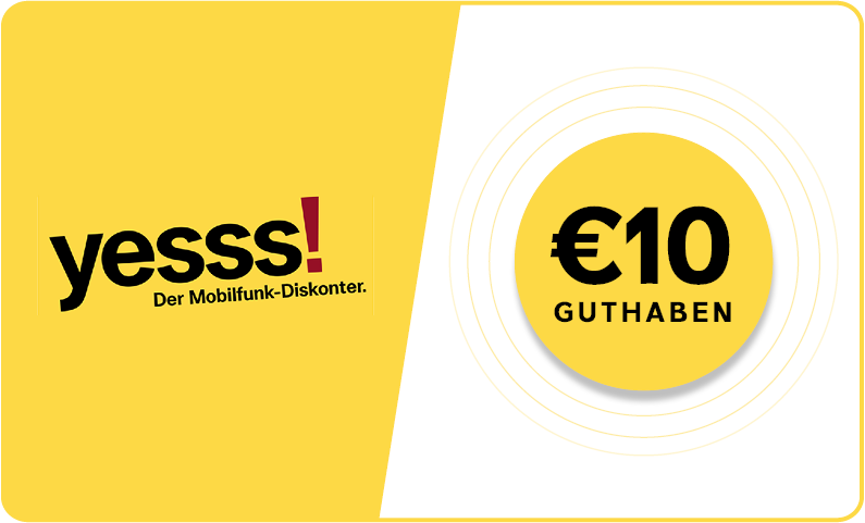 yesss! - € 10 Guthaben