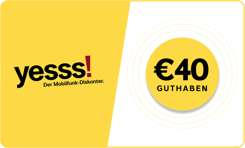 yesss! - € 40 Guthaben