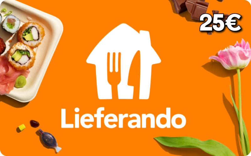 Lieferando Geschenkkarte € 25